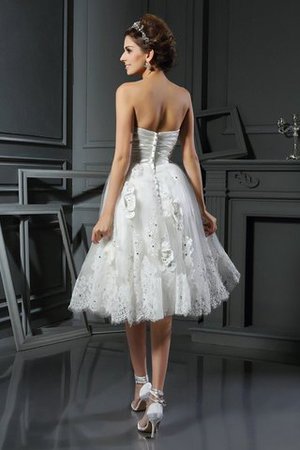 Clasico Vestido de Novia de Corte-A de Imperio Cintura de Escote Corazón - Foto 2