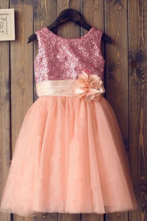 Robe de cortège enfant longue naturel textile en tulle de princesse avec zip - Photo 1