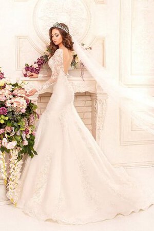Robe de mariée intemporel discrete romantique charmeuse decoration en fleur - Photo 2