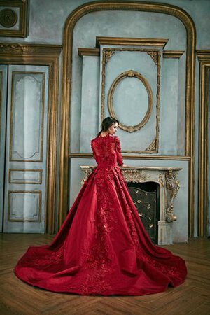 Robe de mariée noble de princesse longueru au niveau de sol textile en tulle romantique - Photo 2