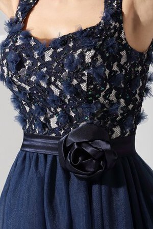 Robe douce seize plissage delicat avec fleurs appliques avec sans manches - Photo 2