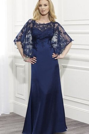 Robe de bal intemporel formelle modeste simple col en bateau - Photo 1