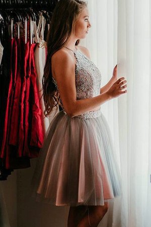 Vestido de 15 años de Corte-A en Tul de Natural de Exquisito - Foto 2