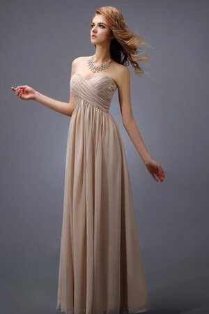 Robe demoiselle d'honneur facile luxueux avec zip avec chiffon croisade - Photo 8