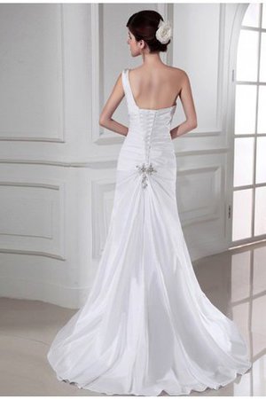 Robe de mariée longue de sirène en satin cordon avec perle - Photo 2