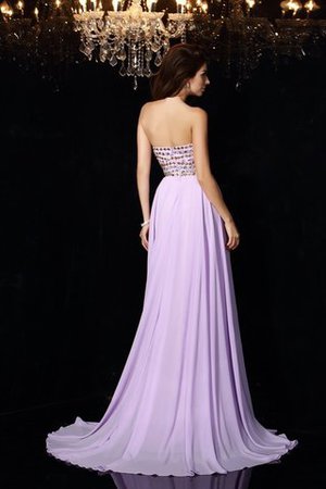 Vestido de Noche de Corte princesa de Sin mangas de Escote Corazón de Cremallera - Foto 2