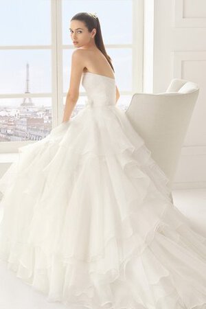 Moderno Vestido de Novia de Corte princesa de Lazos de Recatado de Escote Corazón - Foto 2