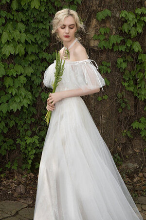 Vestido de Novia en Satén de Encantador de Fuera de casa de Natural - Foto 6