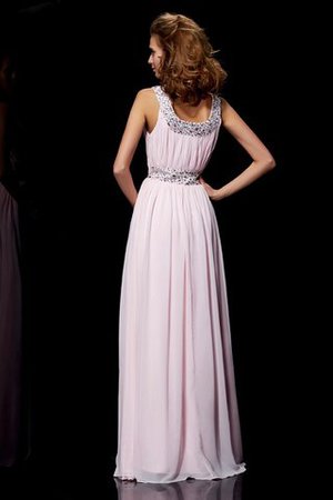 Robe de bal longue naturel de princesse avec chiffon avec perle - Photo 2