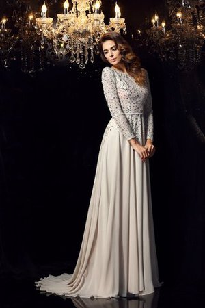 Vestido de Noche de Corte princesa de Abalorio de Largo de Imperio Cintura - Foto 1