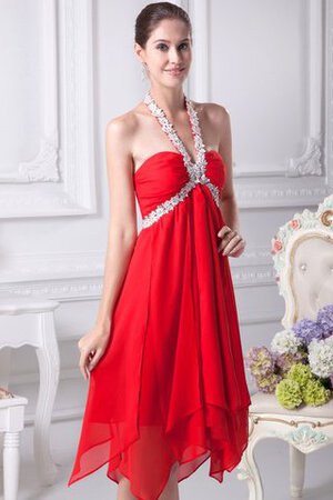 Vestido de Cóctel en Gasa de Escote halter de Escote Corazón de Imperio Cintura - Foto 2