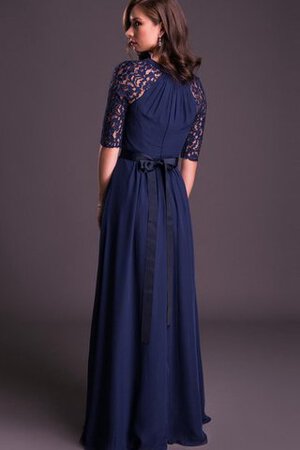 Robe de bal humble a-ligne avec perle fermeutre eclair ceinture - Photo 2