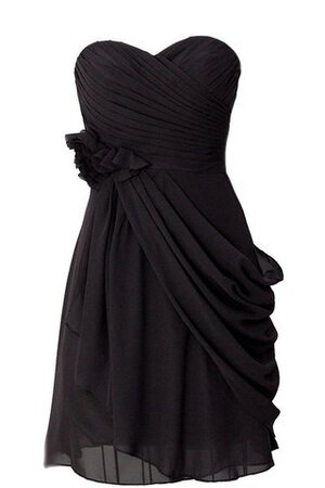 Empire Taille A Linie Chiffon mini Cocktailkleid mit Reißverschluss - Bild 1