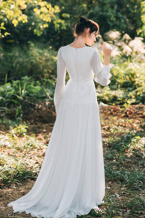 Abito da sposa a terra scintillante elegante v-scollo cerniera spazzola treno - Foto 5