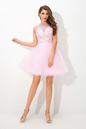 Robe de cocktail impressioé bref de princesse avec sans manches avec perle - Photo 5