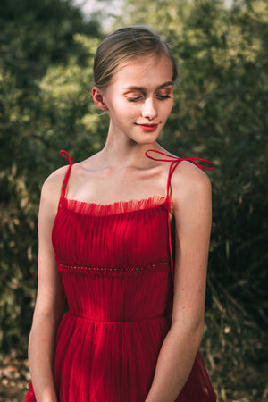 Robe de mariée divin de traîne courte ruchés longs longue attirent - Photo 2