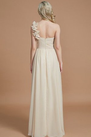 Abito da Damigella Monospalla Senza Maniche in Chiffon A-Line Principessa - Foto 35