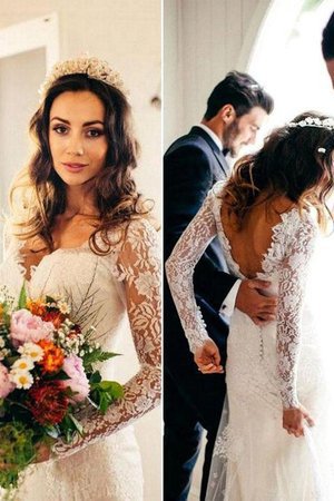 Abito da sposa con bottone cerniera naturale classico all aperto bellissimo - Foto 2