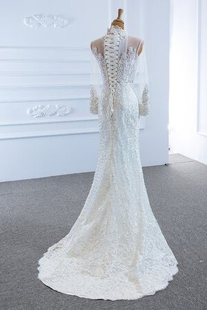 Robe de mariée de traîne moyenne textile en tulle avec perle onirique romantique - Photo 6