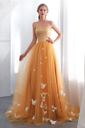 Robe de bal en salle splendide cordon textile en tulle modeste - Photo 4