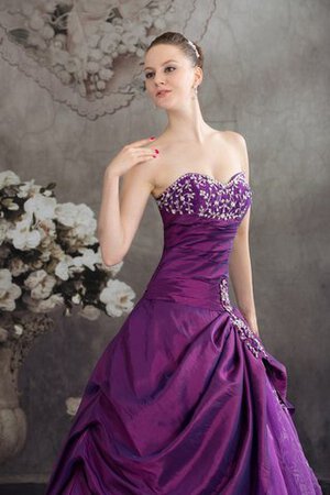 Gesticktes Herz-Ausschnitt pick up Quinceanera Kleid mit Applikation - Bild 7