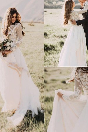 Abito da sposa in tulle eccellente lusso lunghi principessa a-line - Foto 1