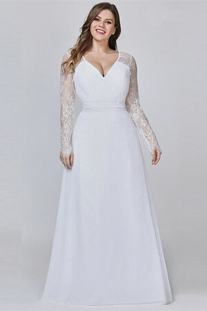 Abito da sposa in pizzo oversize a-line splendente pomposo originale - Foto 1