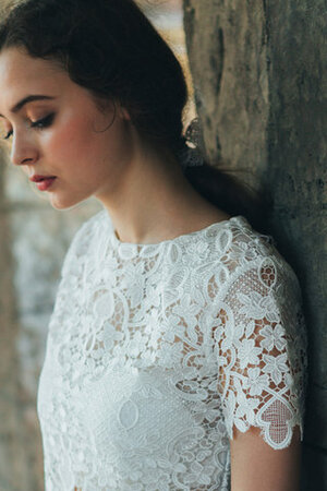 Robe de mariée au bord de la mer ligne a fascinant simple courte - Photo 5