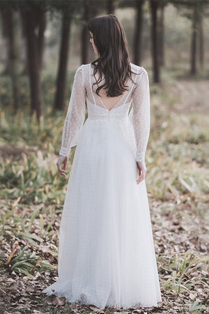 Abito da sposa classico a sala eccitante in pizzo largo originale - Foto 4