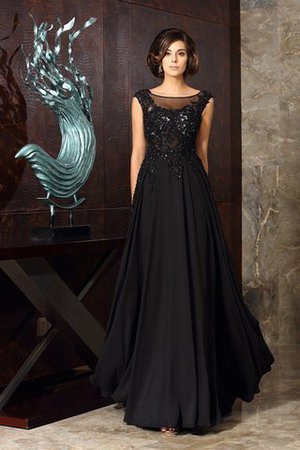 Prinzessin Reißverschluss Empire Taille Chiffon Brautmutterkleid mit Applikation - Bild 1