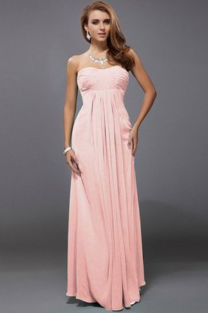 Robe demoiselle d'honneur longue avec chiffon avec zip de lotus de bustier - Photo 21