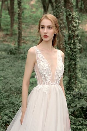 Abito da sposa pudica accattivante lunghi a terra in pizzo vintage - Foto 4