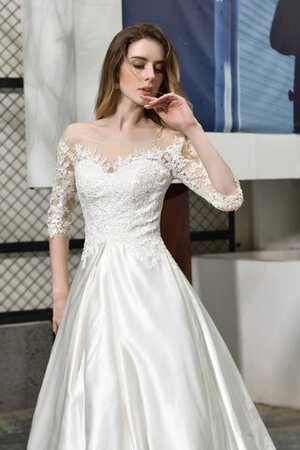 Vestido de Novia de Natural de Cola Corte de Espléndido de Fuera de casa - Foto 7