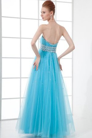 Robe de quinceanera avec sans manches avec perle ligne a - Photo 8