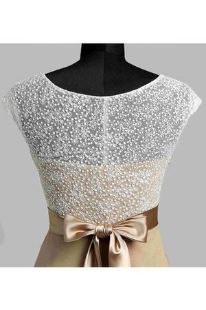 Robe de bal modeste vintage derniere tendance col en bateau ceinture - Photo 9