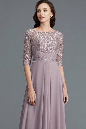 Abito mamma Sposa Asimmetrico in Chiffon Senza Maniche Principessa A-Line - Foto 7