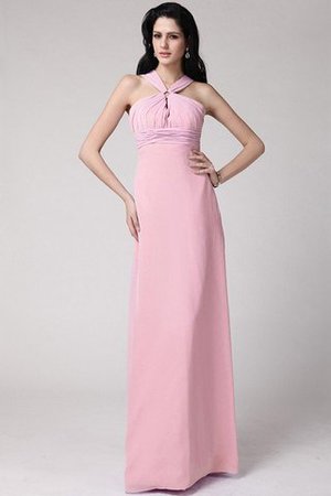 Robe demoiselle d'honneur plissage longue avec chiffon gaine elevé - Photo 22