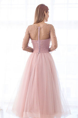 Robe de mariée distinctif textile en tulle a-ligne courte attirent - Photo 3