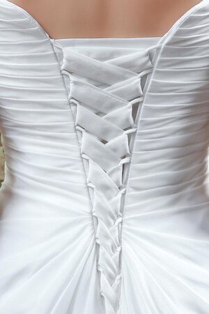 Robe de mariée exclusif moderne avec sans manches de bustier avec lacets - Photo 3