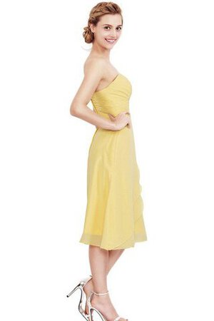 Robe douce seize plissage naturel avec chiffon avec perle ruché - Photo 4