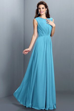 Robe demoiselle d'honneur longue avec chiffon au drapée de princesse ligne a - Photo 3