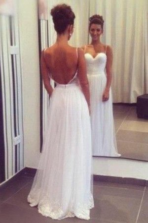 Vestido de Novia de Escote Corazón de Blusa plisada de Largo de Honorable - Foto 1