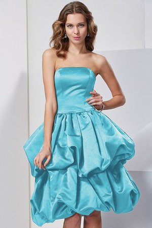 Robe demoiselle d'honneur bref avec zip ligne a de bustier de longueur à genou - Photo 2