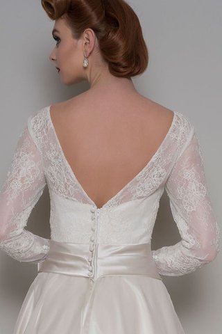 Robe de mariée delicat décontracté plissage avec nœud ligne a - Photo 2