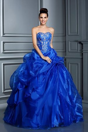 Formal Vestido de Quinceañeras de Apliques de Hasta el suelo de Sin mangas - Foto 1