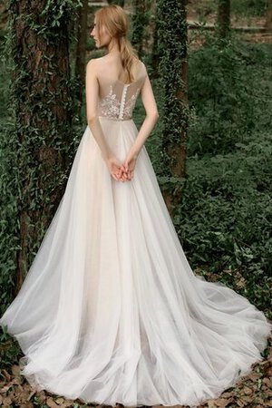 Abito da sposa medievale in tulle fantastico a riva all aperto cerniera - Foto 4