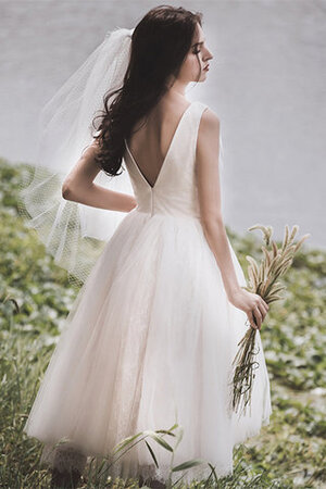 Vestido de Novia en Estire Satin de Espléndido de Natural de Cremallera - Foto 4