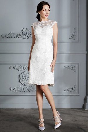 Robe de mariée bref simple au bord de la mer de princesse en satin - Photo 4