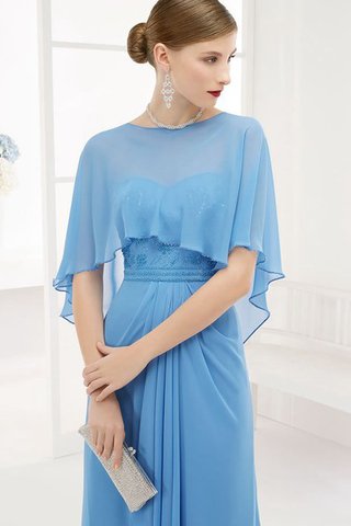 Robe de bal facile manche nulle maillot avec fronce avec chiffon - Photo 2