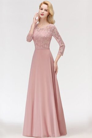 Robe de bal avec chiffon accrocheur avec ruban romantique longue - Photo 4